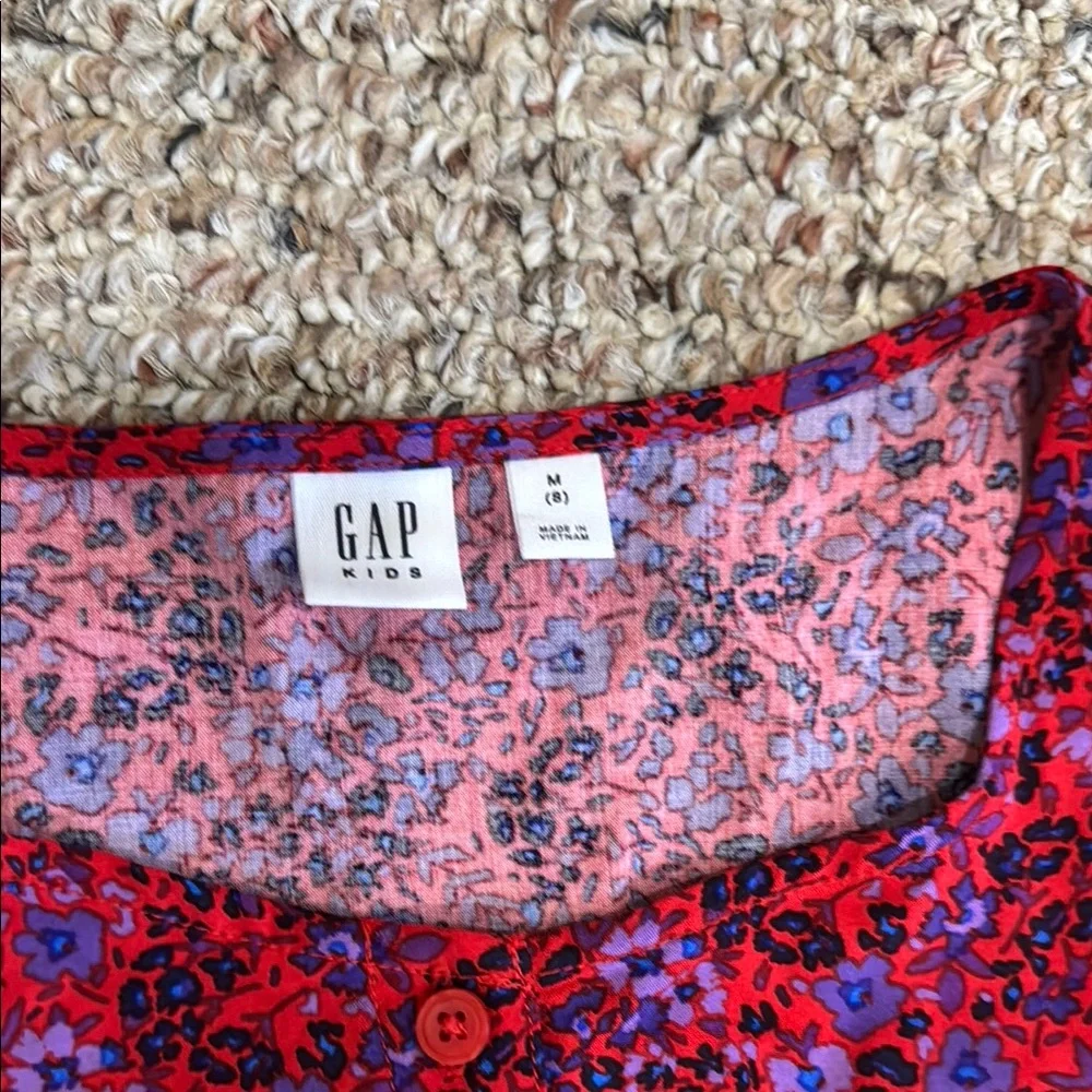GAP Floral Red Kids Dress
